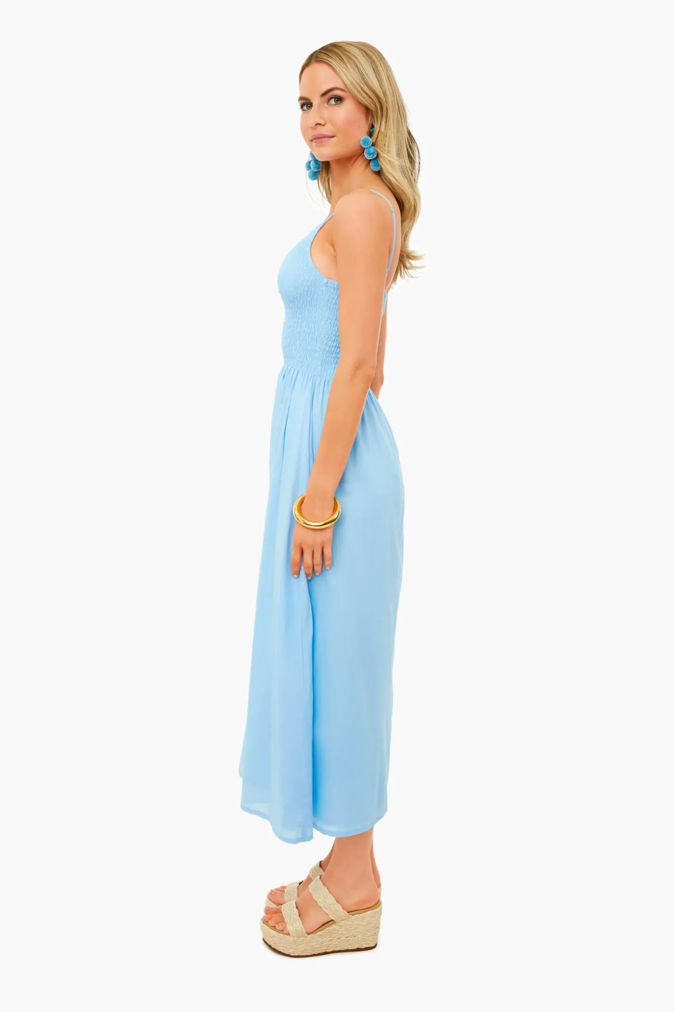 Cornflower Blue Nolie Dress sold by Tuckernuck product image thumbnail 3