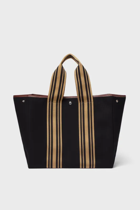 Black Flannel Equestrian Traversee L Tote sold by Tuckernuck