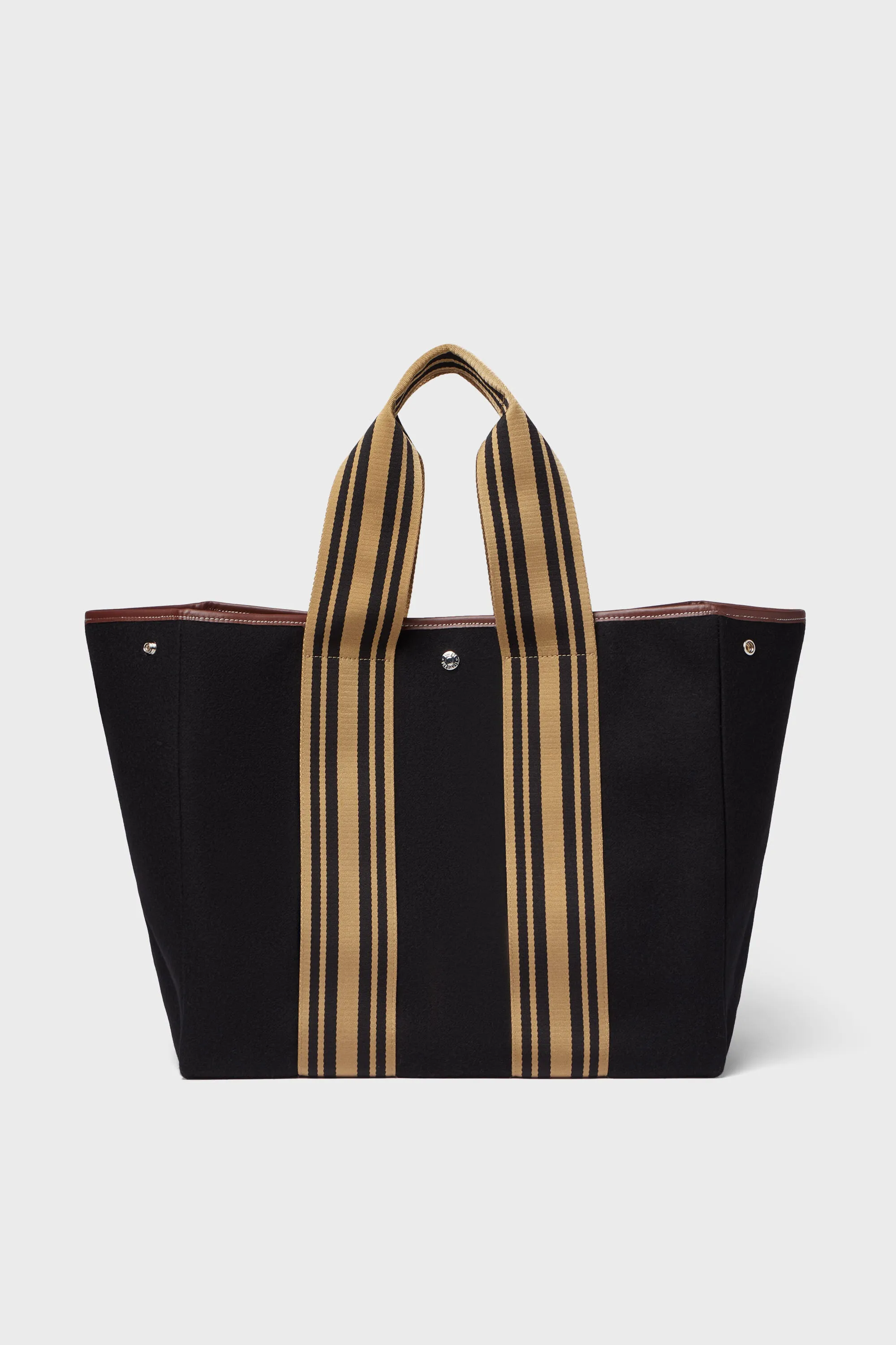 Black Flannel Equestrian Traversee L Tote sold by Tuckernuck