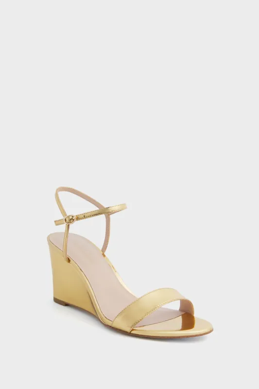 Gold Delphine Wedges made by Tuckernuck