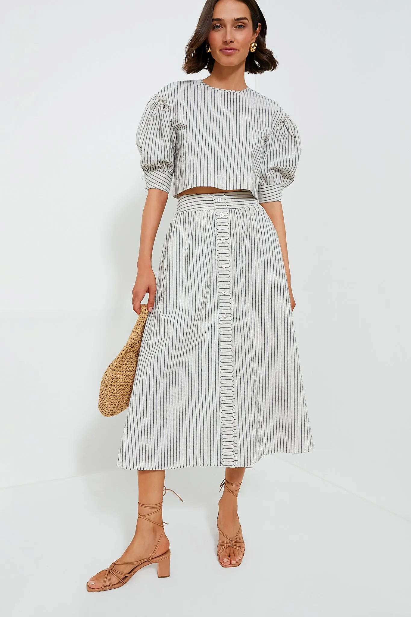 Linen Stripe Edie Top sold by Tuckernuck product image thumbnail 3