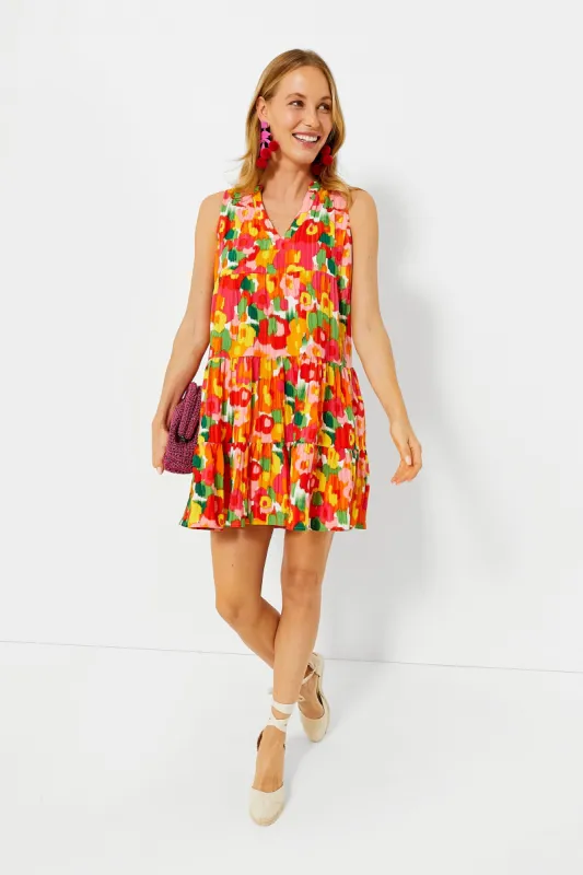 Magnolia Watercolor Sleeveless Kenzo Dress sold by Tuckernuck