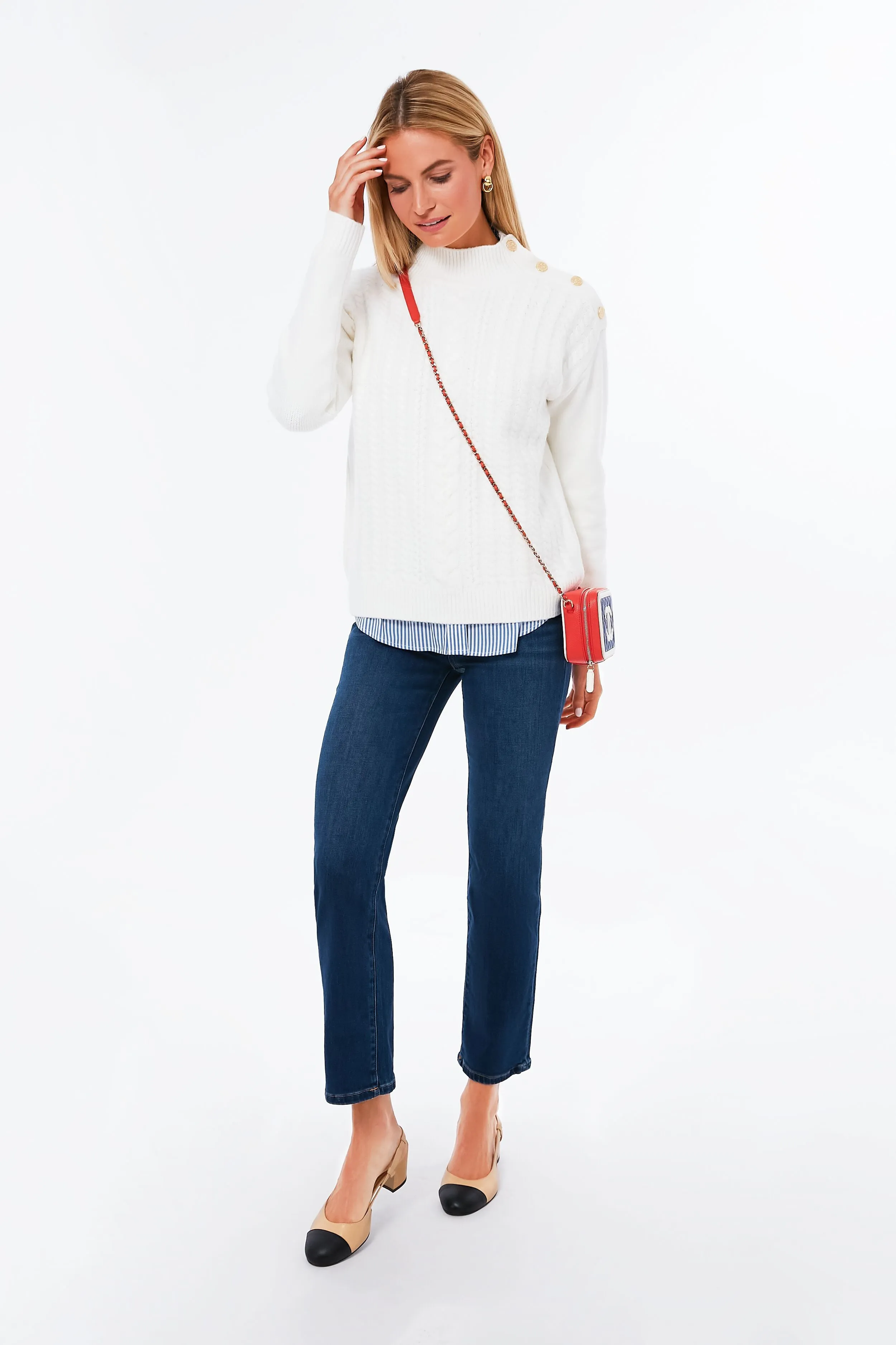 Cream Turtleneck Sweater sold by Tuckernuck product image thumbnail 2