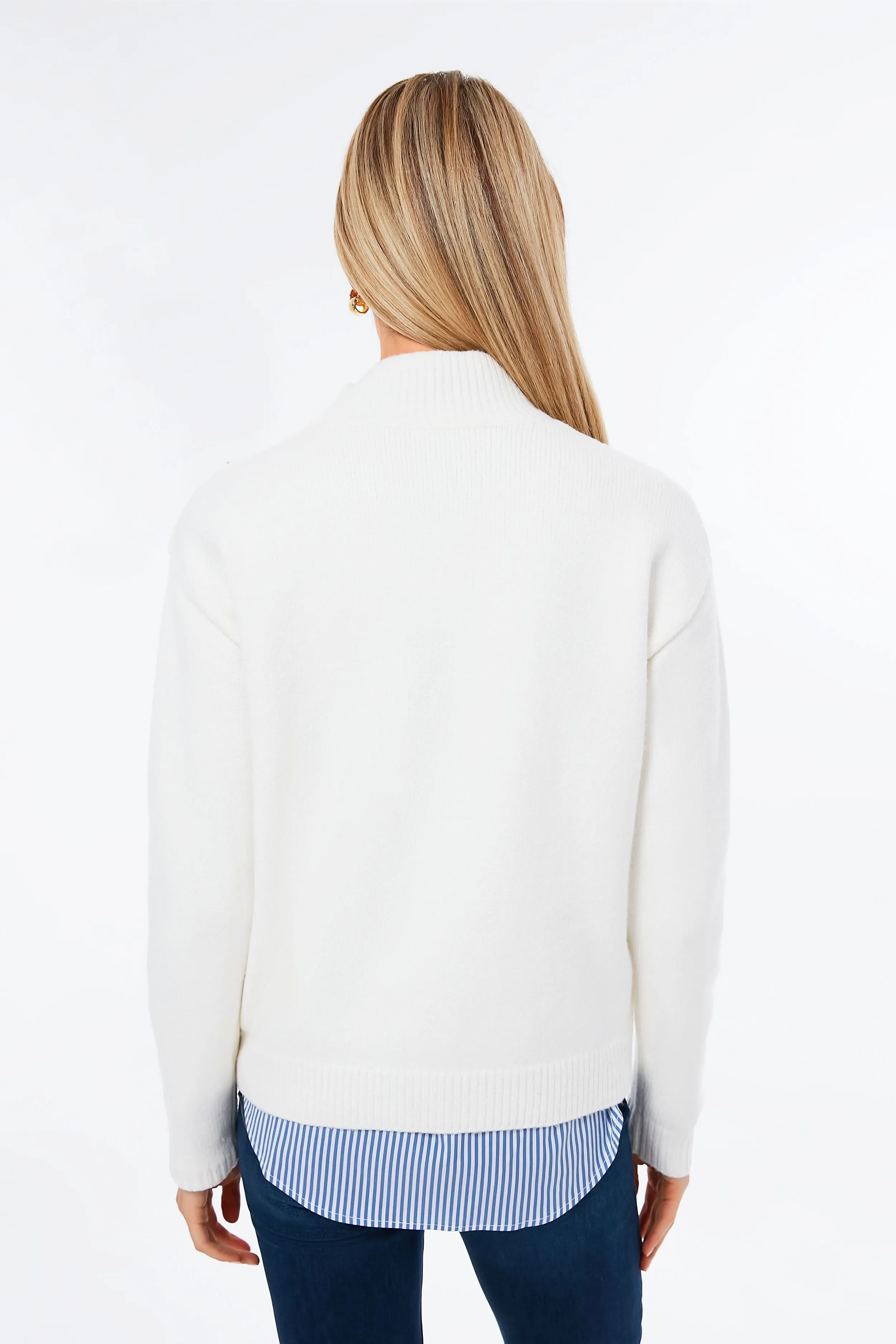 Cream Turtleneck Sweater sold by Tuckernuck product image thumbnail 4