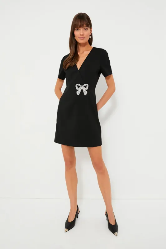 Beaded Bow Amal Mini Dress sold by Tuckernuck