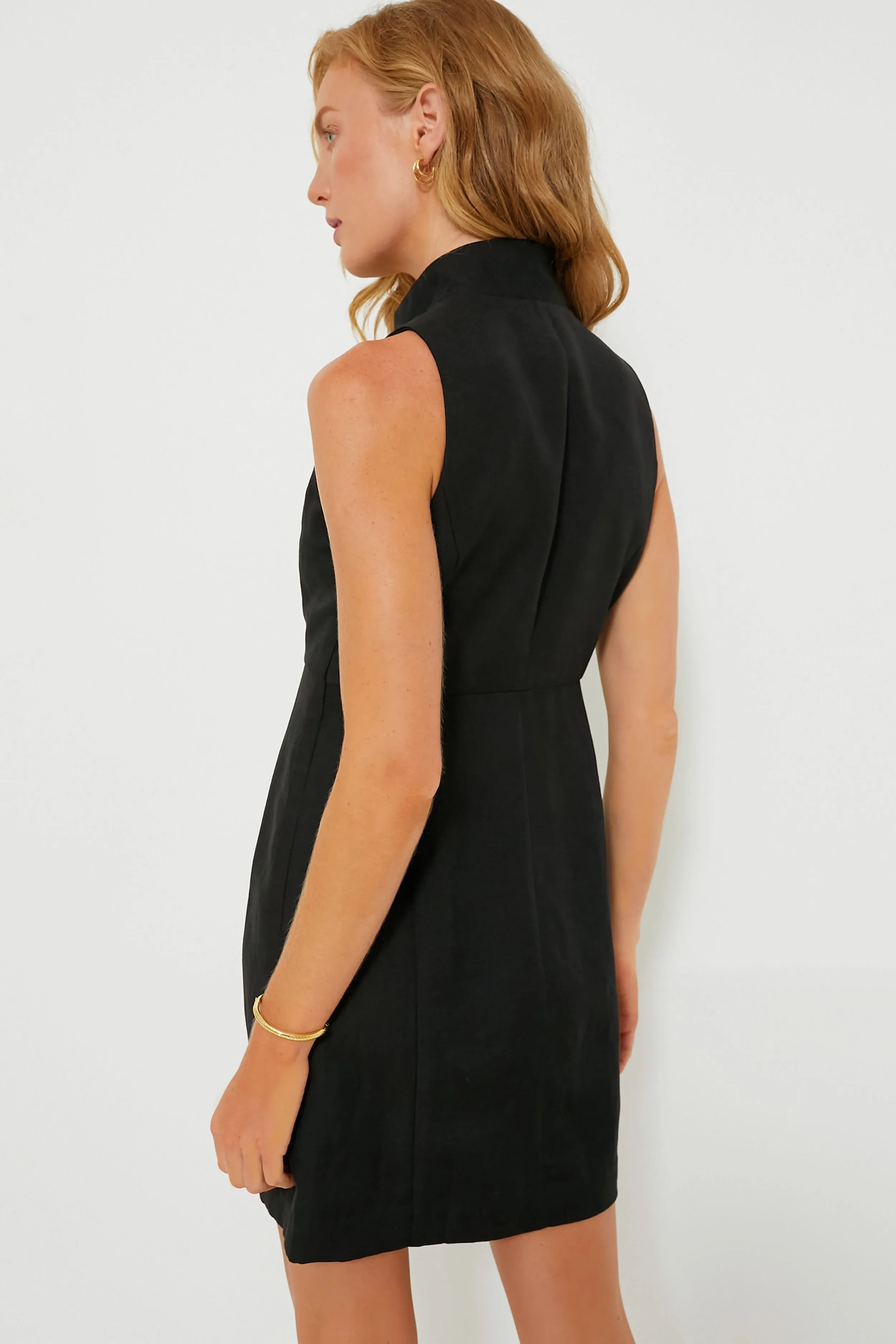 Black Leighton Mini Dress sold by Tuckernuck product image thumbnail 4