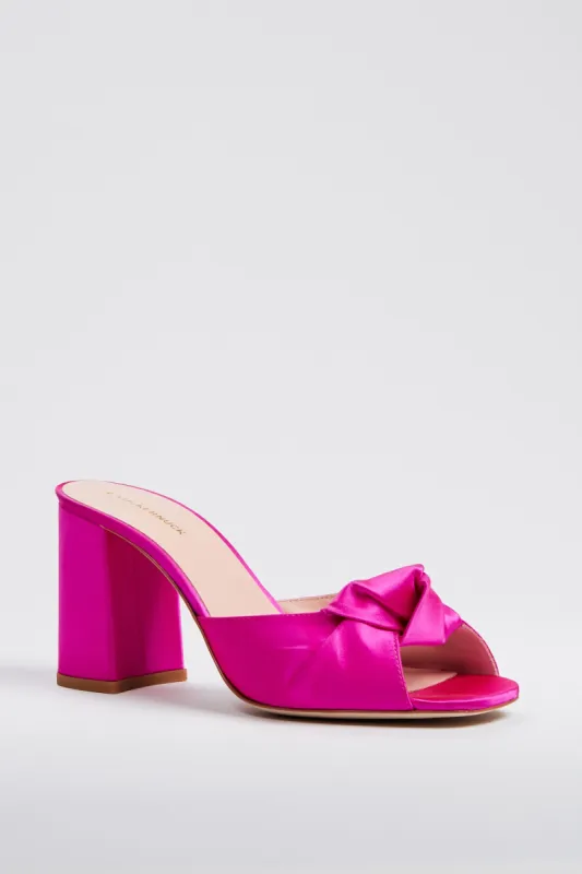 Pink Satin Blake Heels sold by Tuckernuck