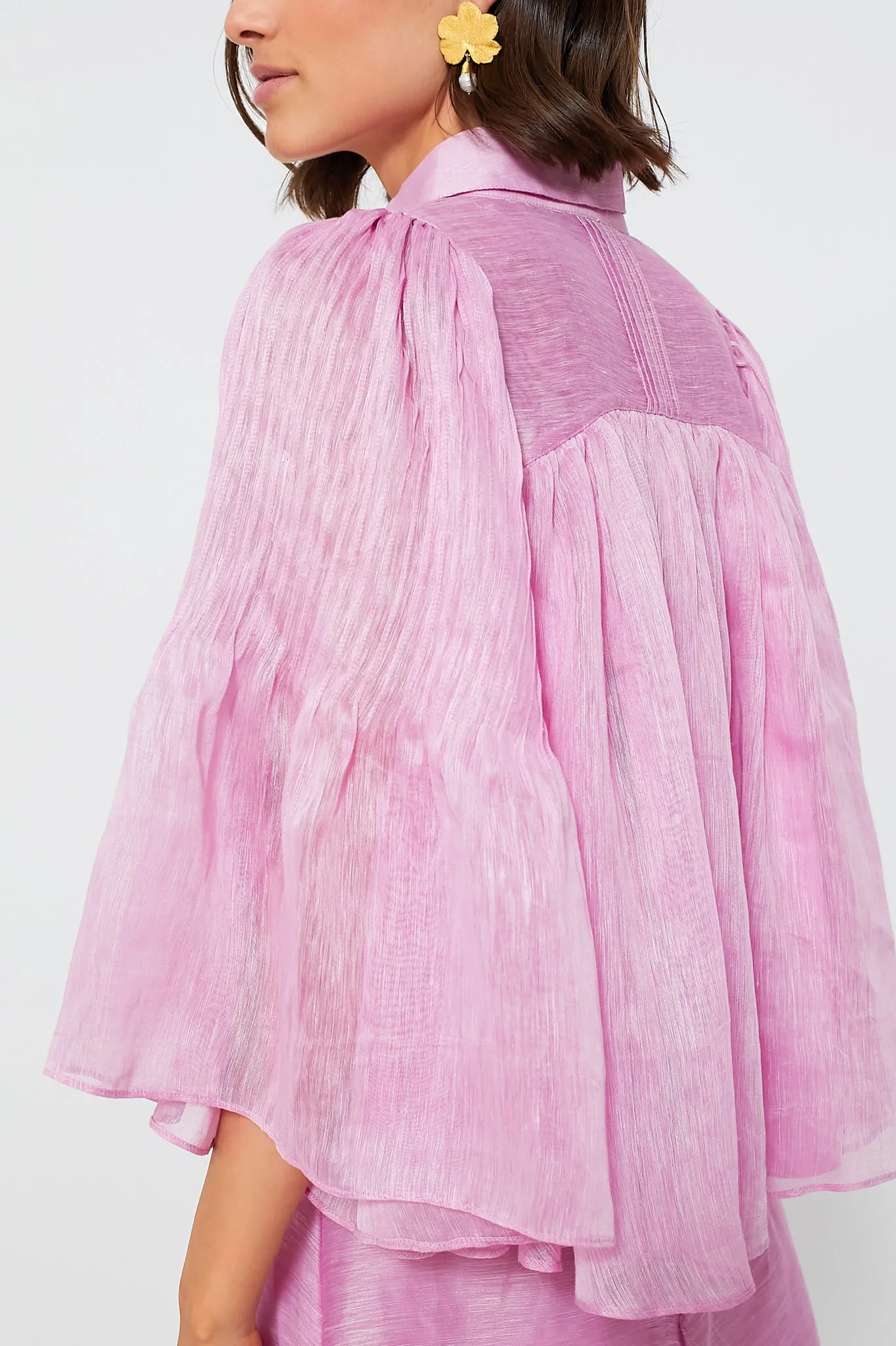 Amertine Avril Silk Linen Shirt sold by Tuckernuck product image thumbnail 5