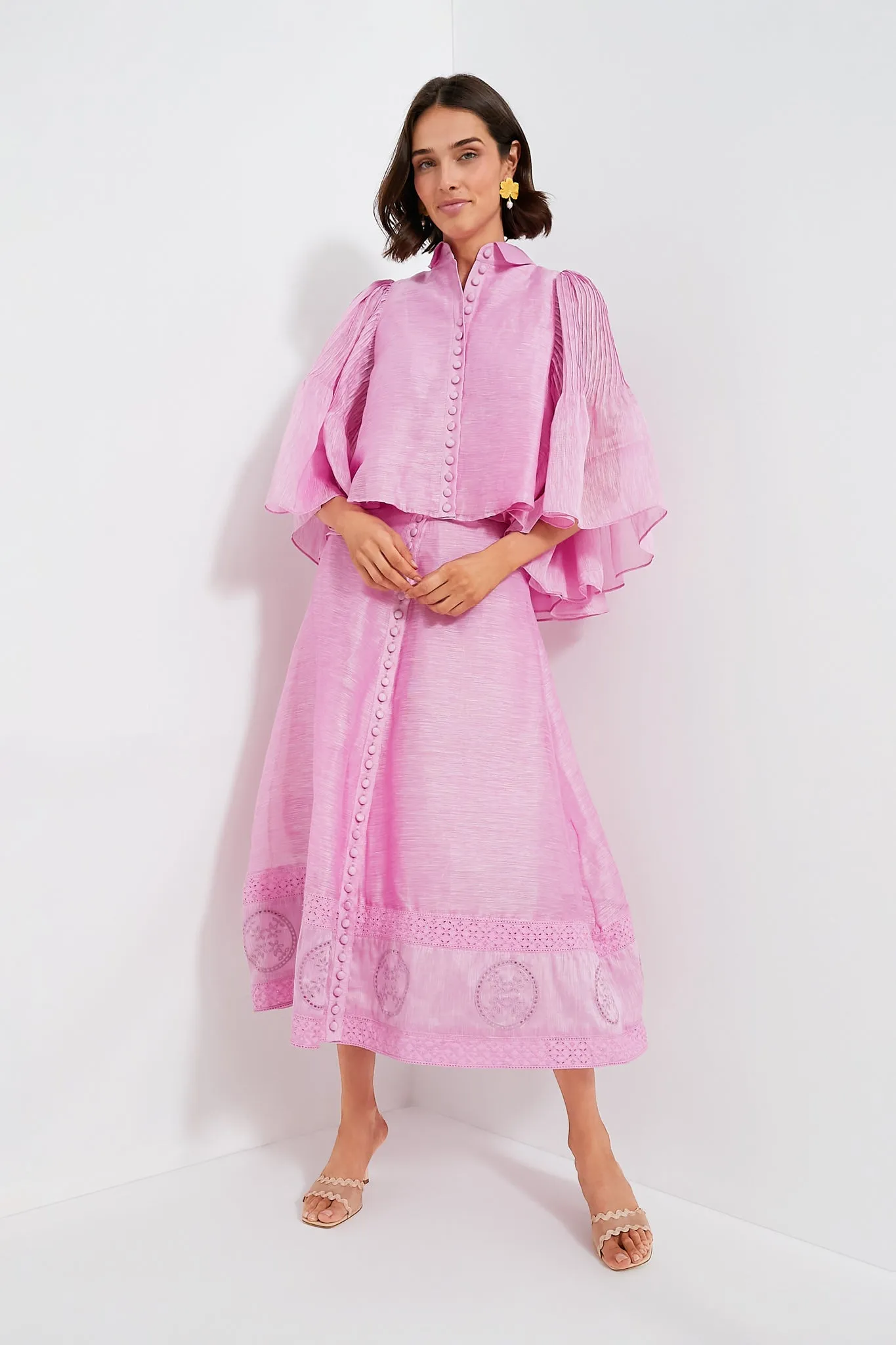 Amertine Avril Silk Linen Shirt sold by Tuckernuck product image thumbnail 2