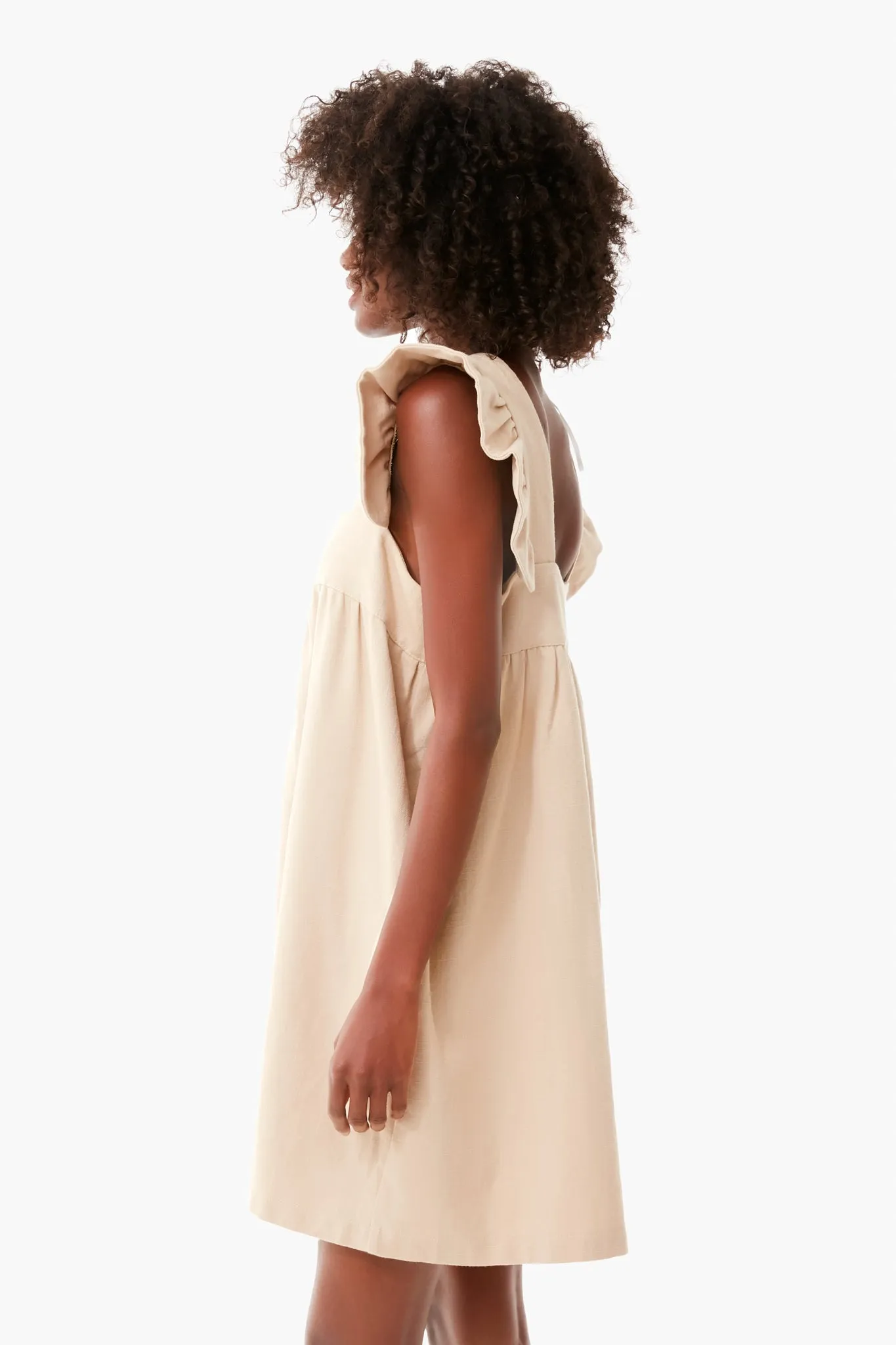 Sandstone Hazel Flutter Sleeve Dress sold by Tuckernuck product image thumbnail 3