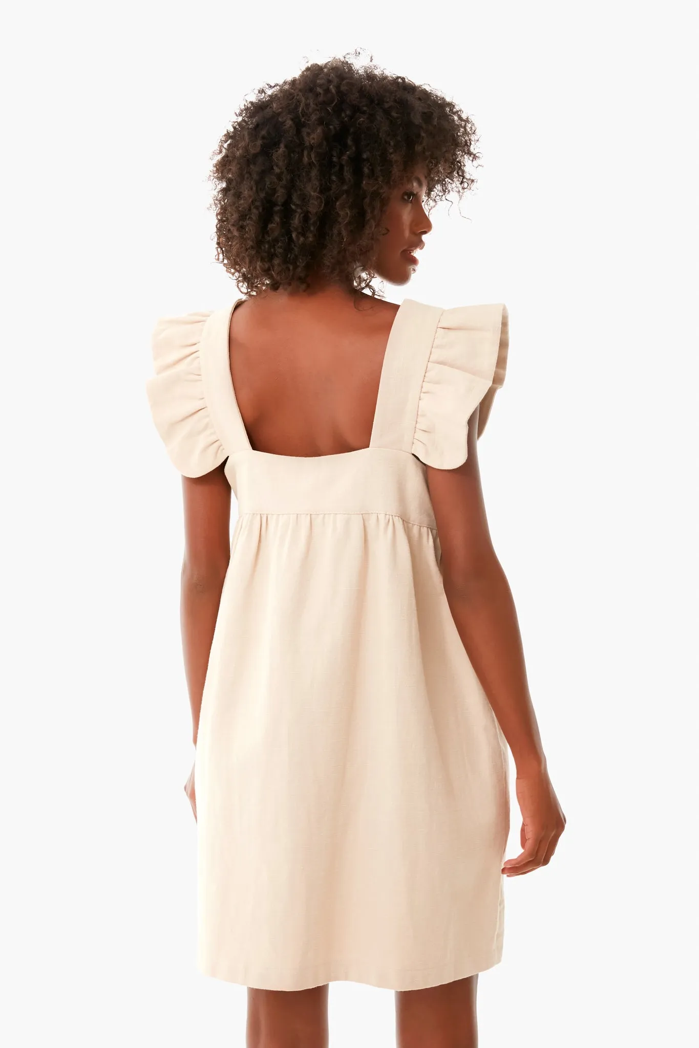 Sandstone Hazel Flutter Sleeve Dress sold by Tuckernuck product image thumbnail 4