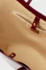 Bordeaux Croc Open Tulip Large Tote sold by Tuckernuck