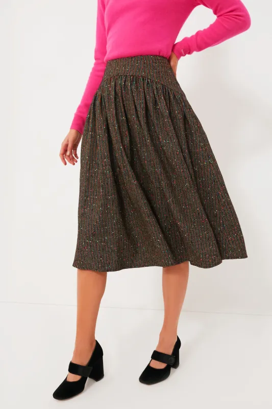 Confetti Tweed Estelle Skirt sold by Tuckernuck