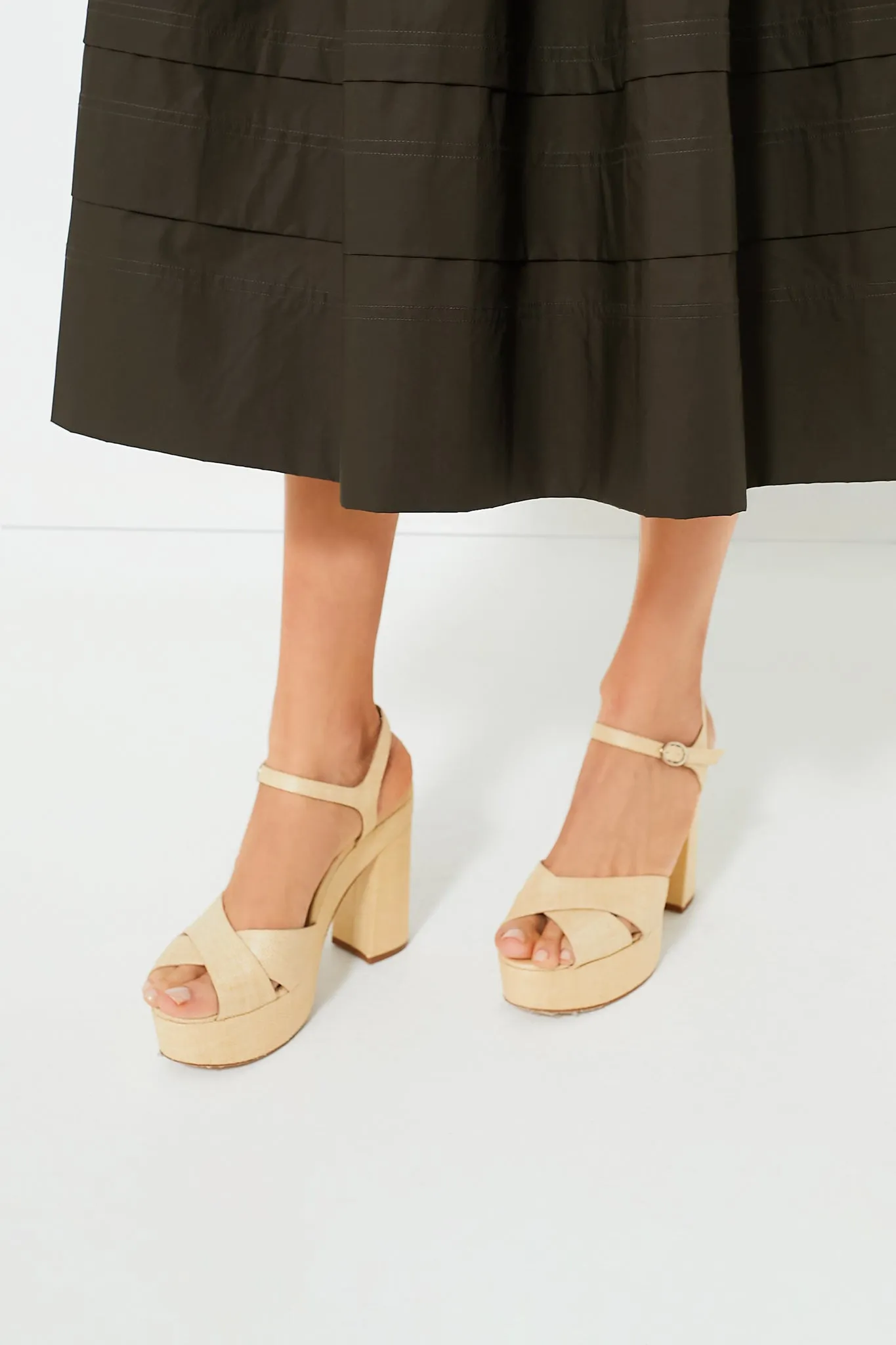 Raffia Pippa Platform Heels sold by Tuckernuck product image thumbnail 3