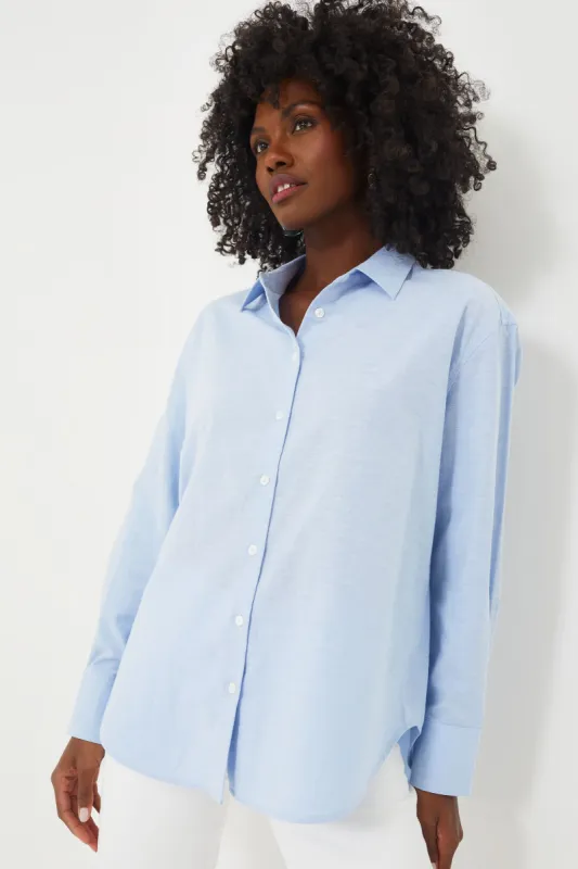 Blue Lightweight Oxford Nadine Boyfriend Button Down sold by Tuckernuck