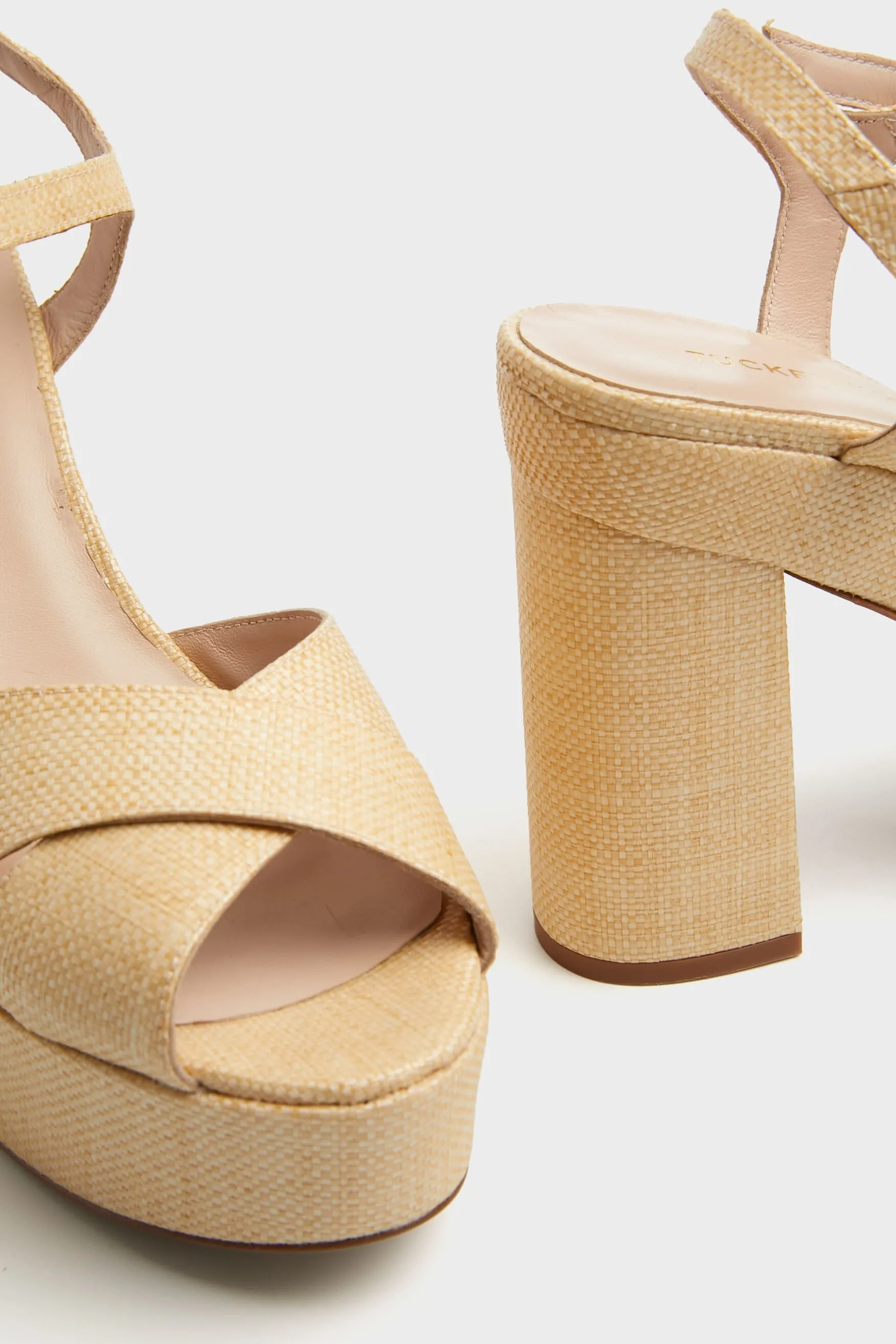 Raffia Pippa Platform Heels sold by Tuckernuck product image thumbnail 5