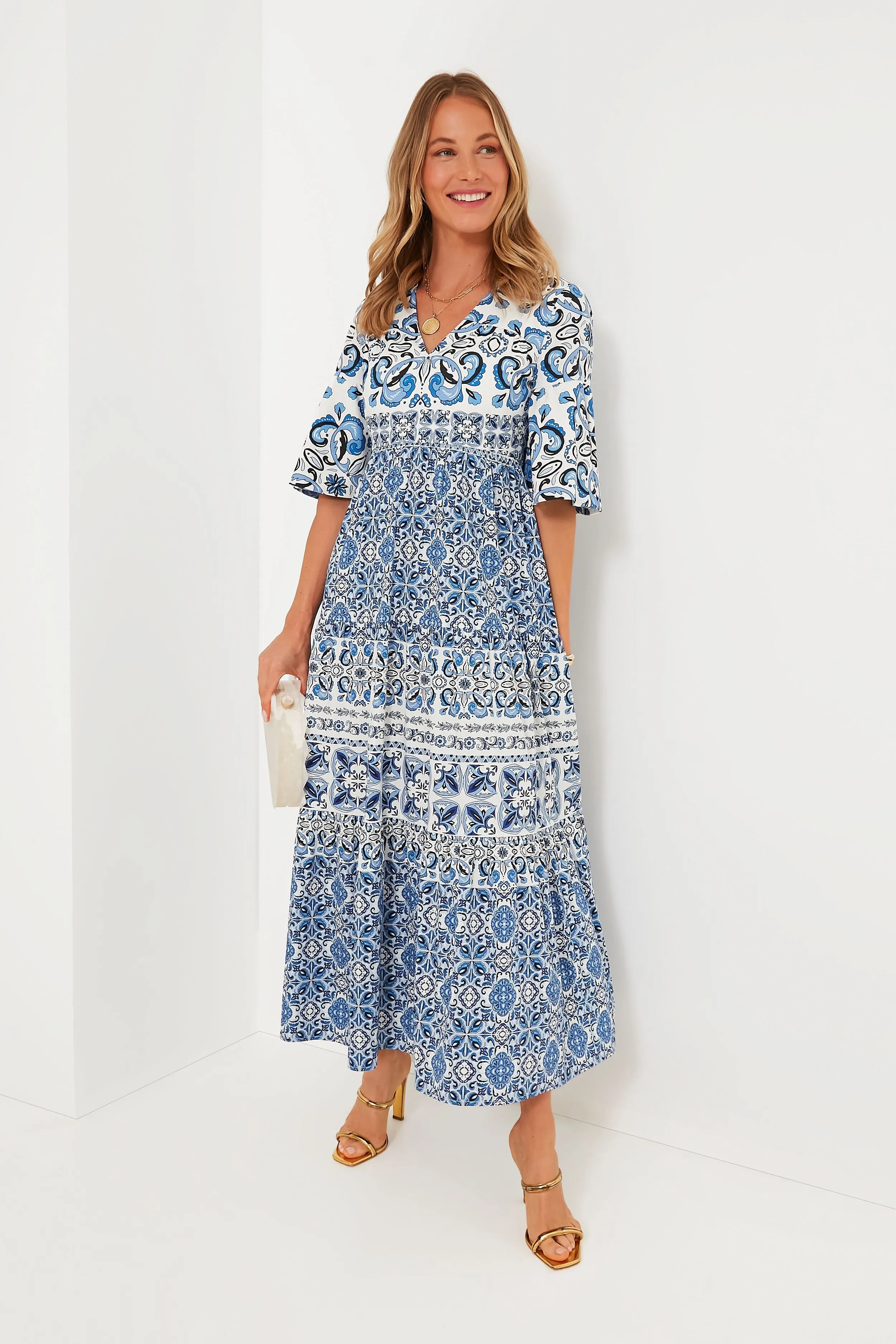 Majolica Tile Ginger Dress sold by Tuckernuck