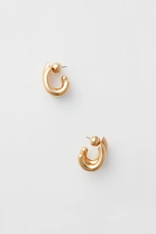 High Polish Gold Florence Earrings sold by Tuckernuck