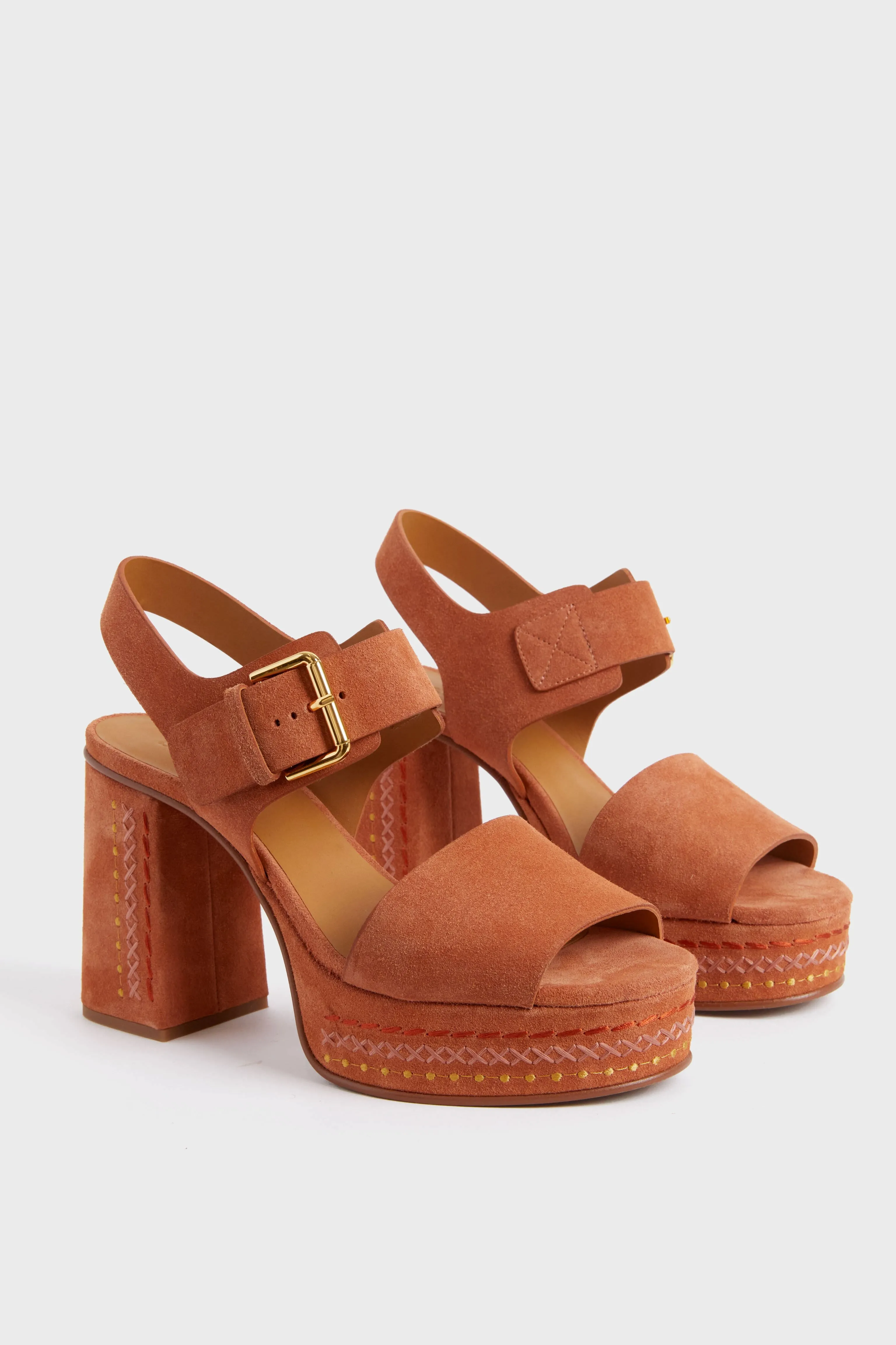 Medium Orange Pheebe Heels sold by Tuckernuck product image thumbnail 4