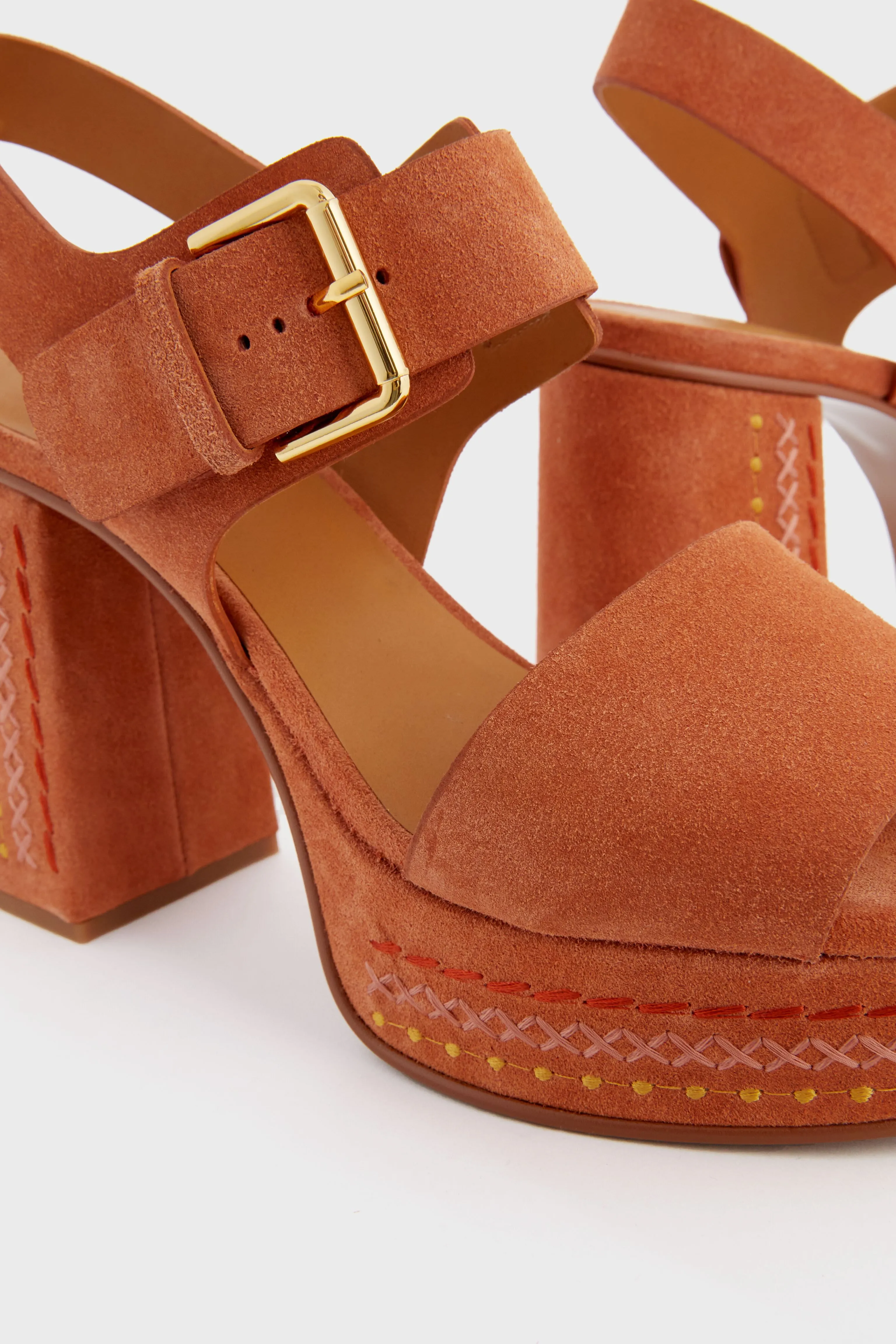 Medium Orange Pheebe Heels sold by Tuckernuck product image thumbnail 5