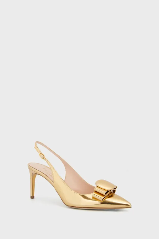 Gold Mirror Bramble Heels sold by Tuckernuck