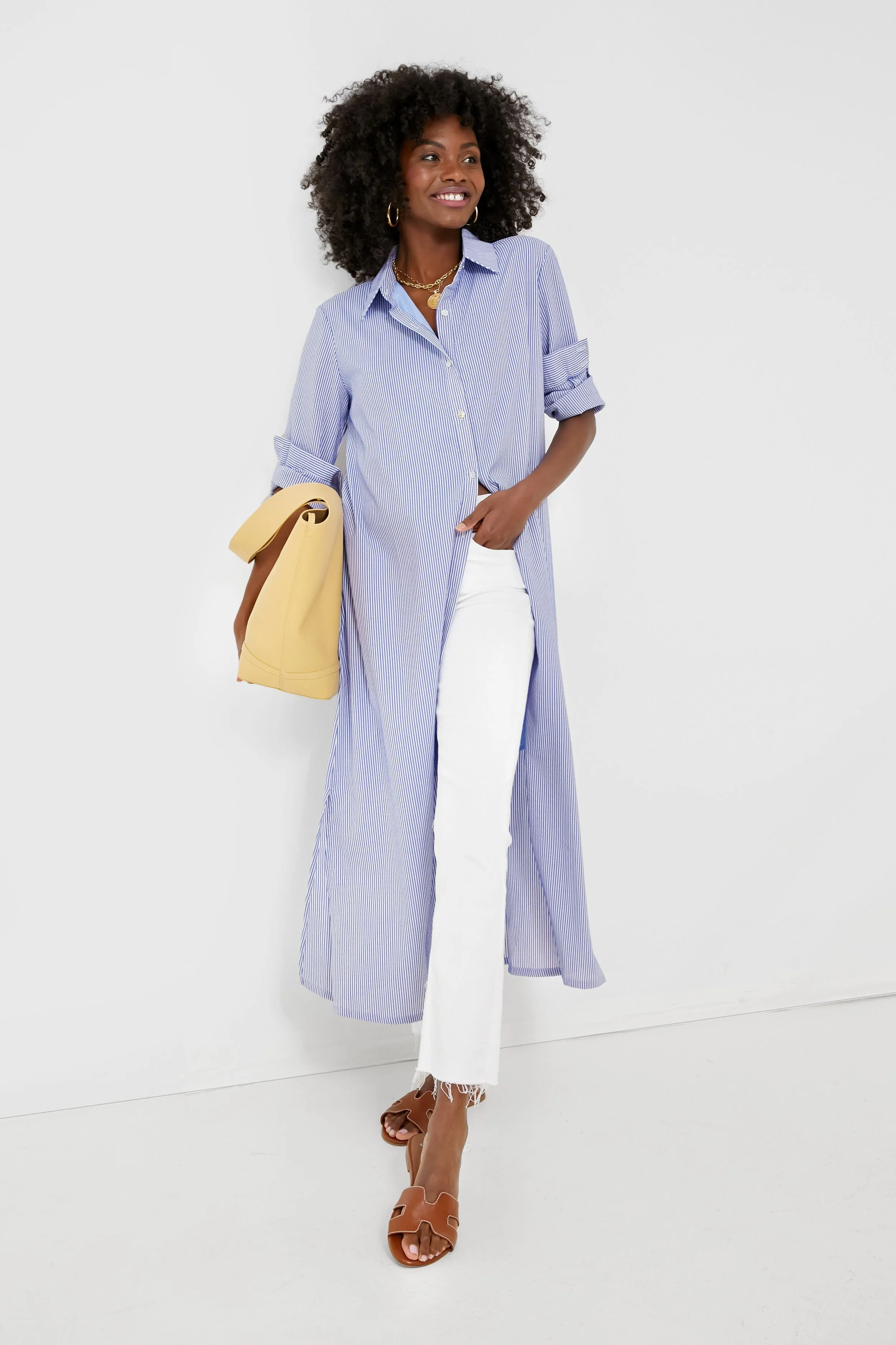 Blue Stripe Griffin Dress sold by Tuckernuck product image thumbnail 2