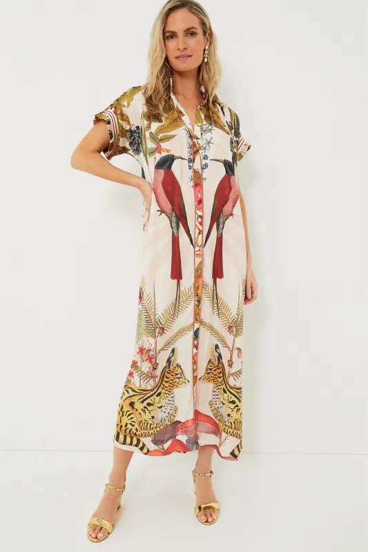 Eden Cream Valeria Kaftan sold by Tuckernuck