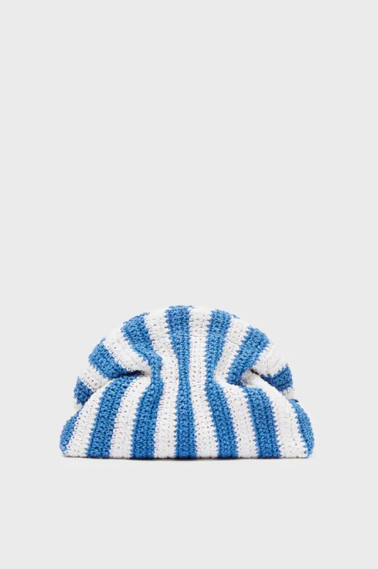 Cobalt and White Stella Clutch sold by Tuckernuck