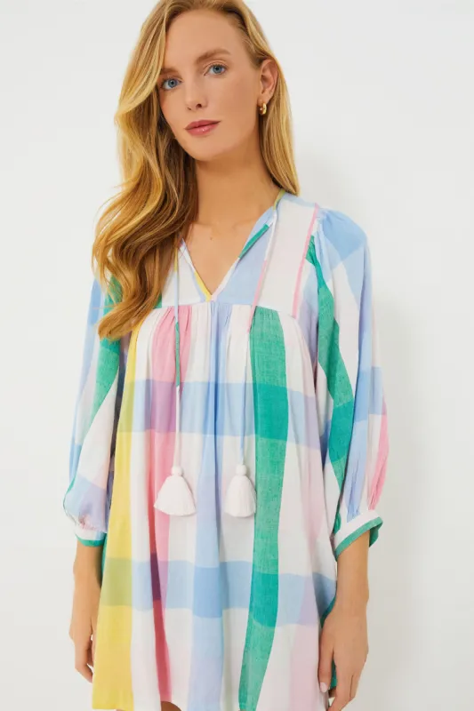 Pastel Plaid Daisy Dress sold by Tuckernuck