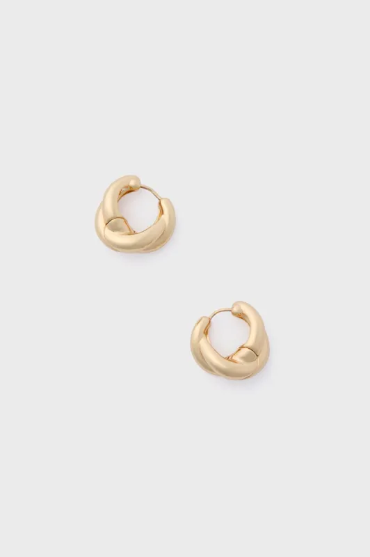 Gold Bleeker Hoops sold by Tuckernuck
