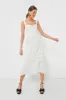 Polka Dot Chiffon Midi Dress sold by Tuckernuck