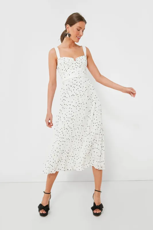 Polka Dot Chiffon Midi Dress sold by Tuckernuck