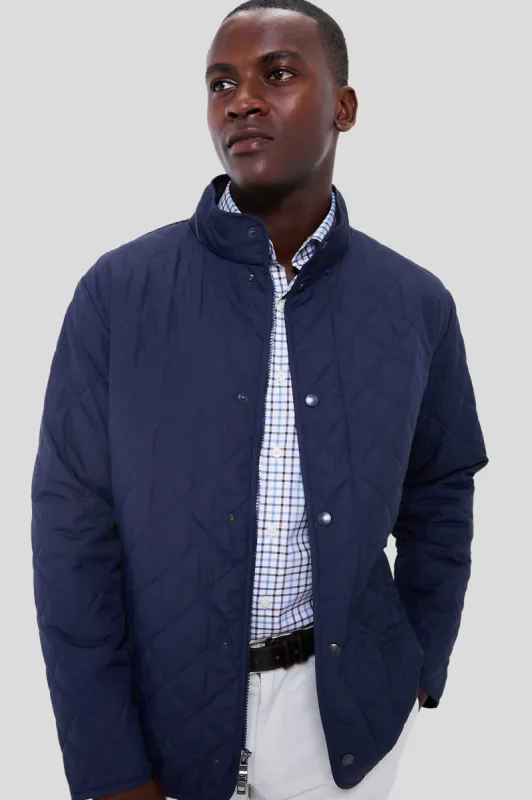 Navy Suffolk Coat sold by Tuckernuck