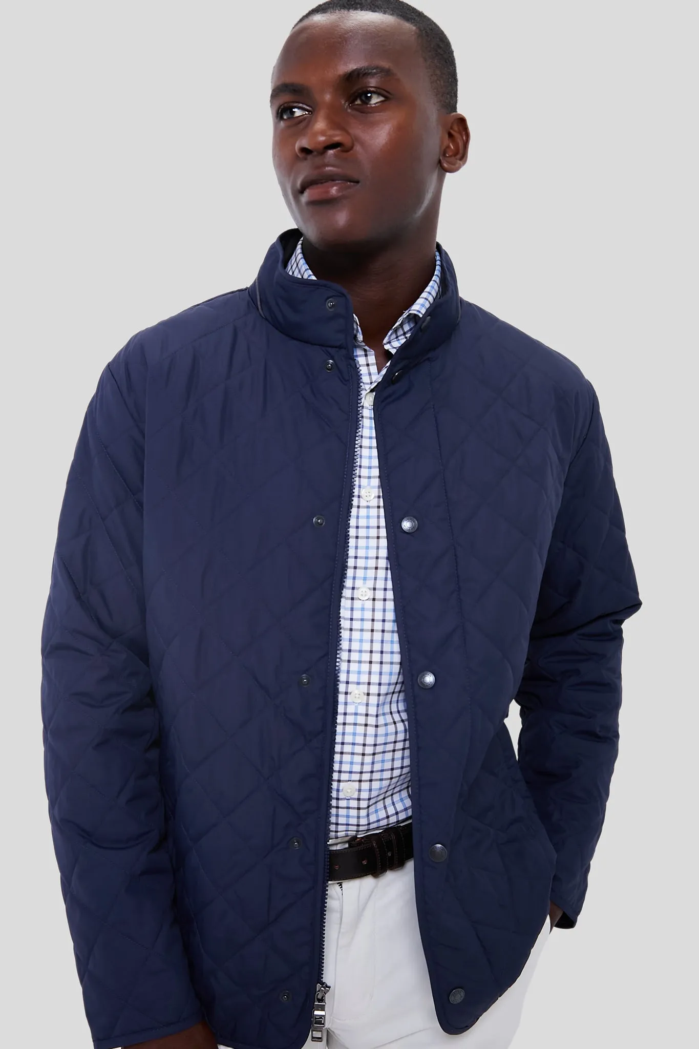 Navy Suffolk Coat sold by Tuckernuck