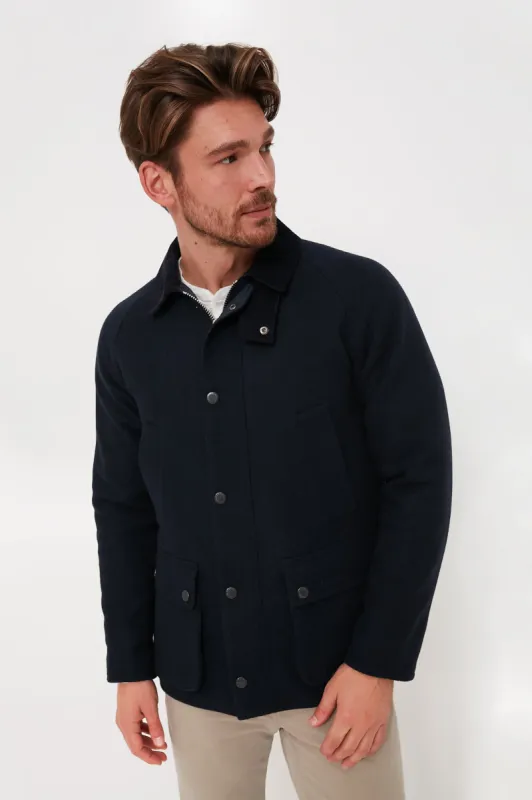 Navy Bedale Wool Jacket sold by Tuckernuck