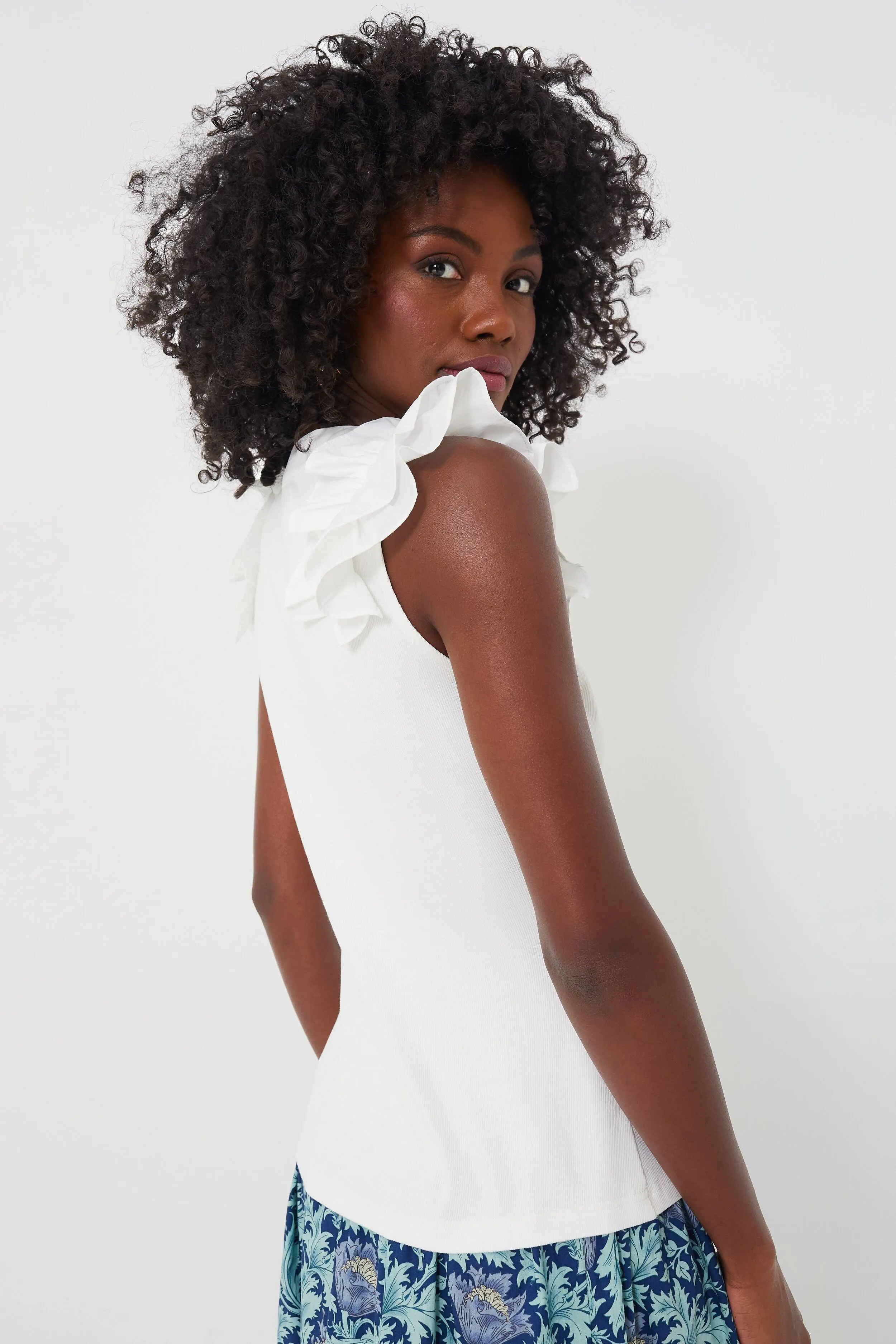 White Ellie Shirt sold by Tuckernuck product image thumbnail 4