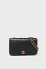 CHANEL Black Quilted Lambskin Single Flap sold by Tuckernuck