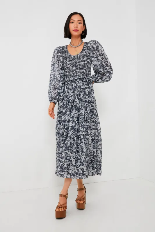 Multi Suzie Print Long Sleeve U-Neck Dress sold by Tuckernuck