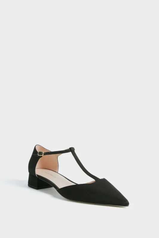 Black Grosgrain Collins Flats sold by Tuckernuck
