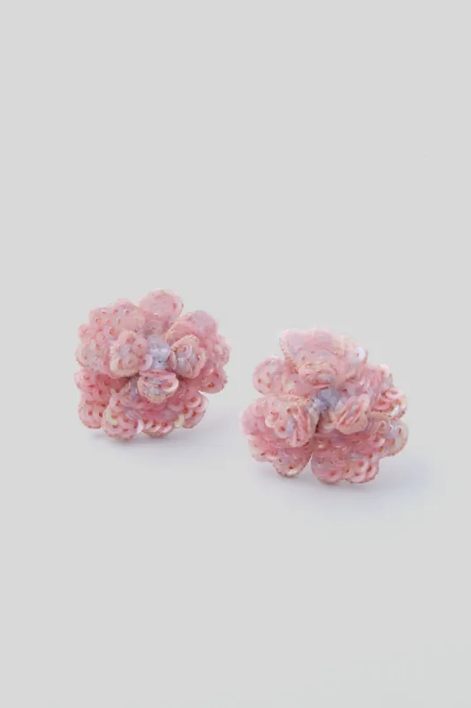 Light Pink Emy Flower Studs sold by Tuckernuck