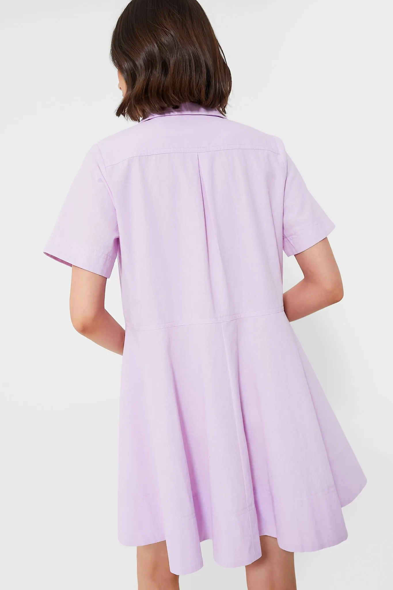 Lilac Meryl Shirt Dress sold by Tuckernuck product image thumbnail 4