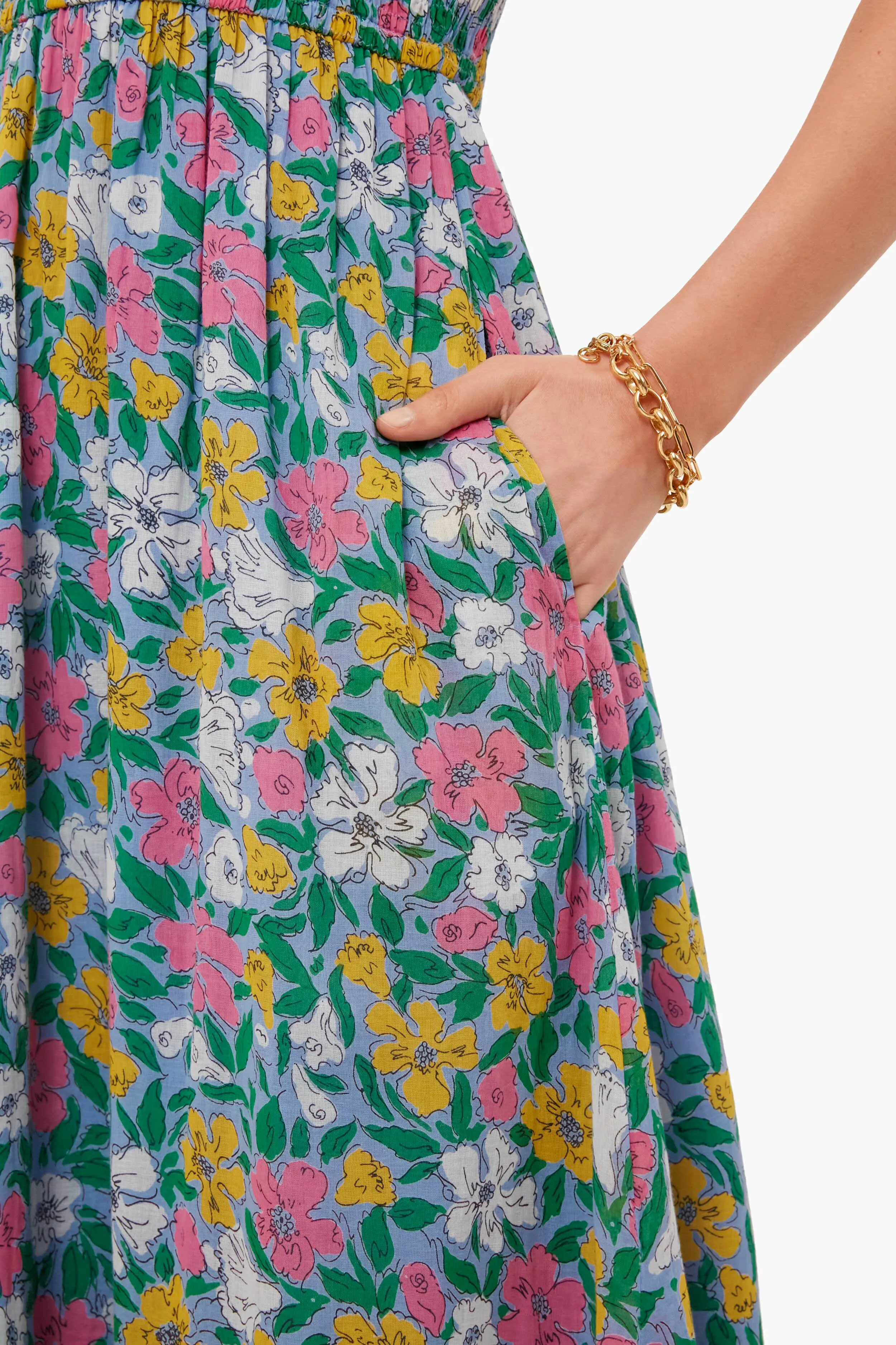 Melodic Floral Vista Quant Dress sold by Tuckernuck product image thumbnail 5