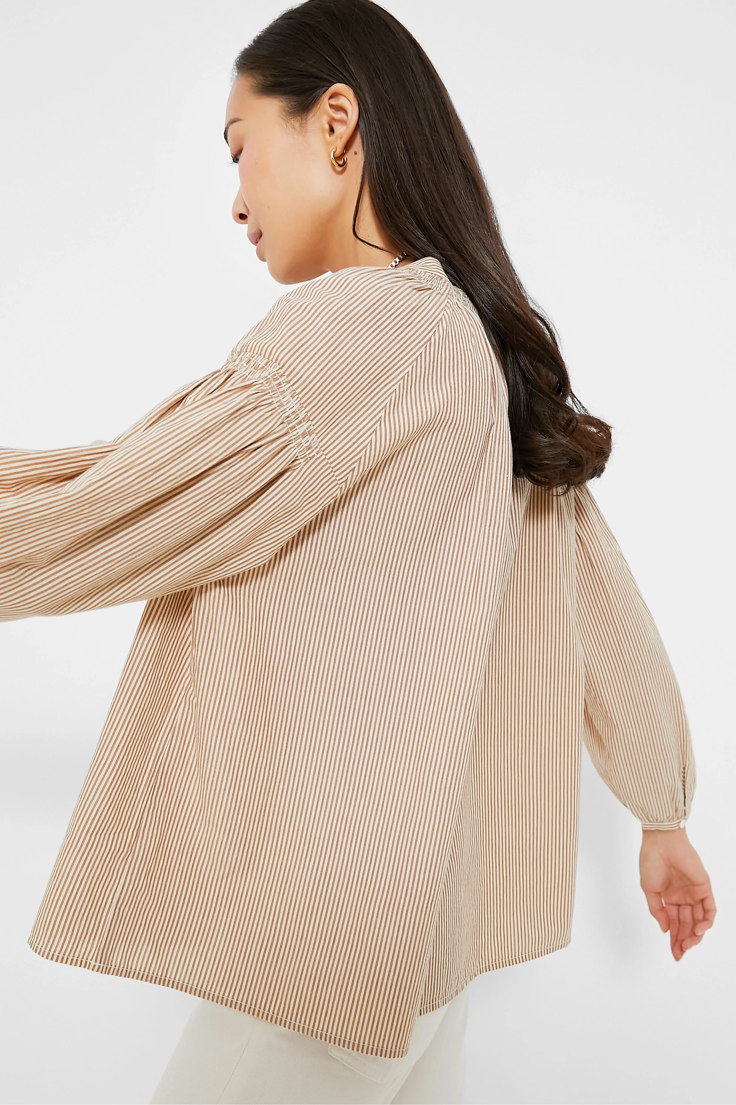 Marron Glace Nipoa Blouse sold by Tuckernuck product image thumbnail 3