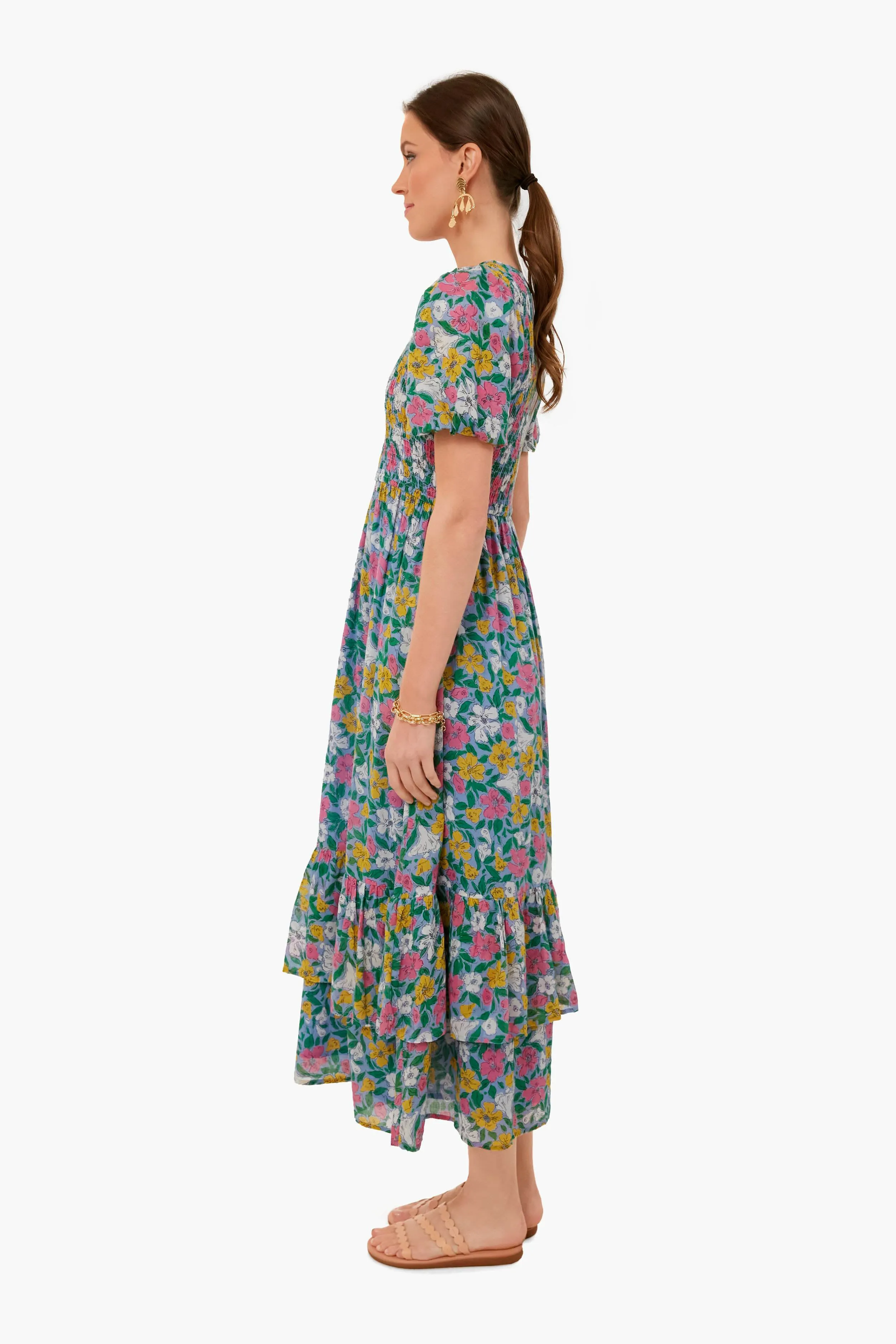 Melodic Floral Vista Quant Dress sold by Tuckernuck product image thumbnail 3