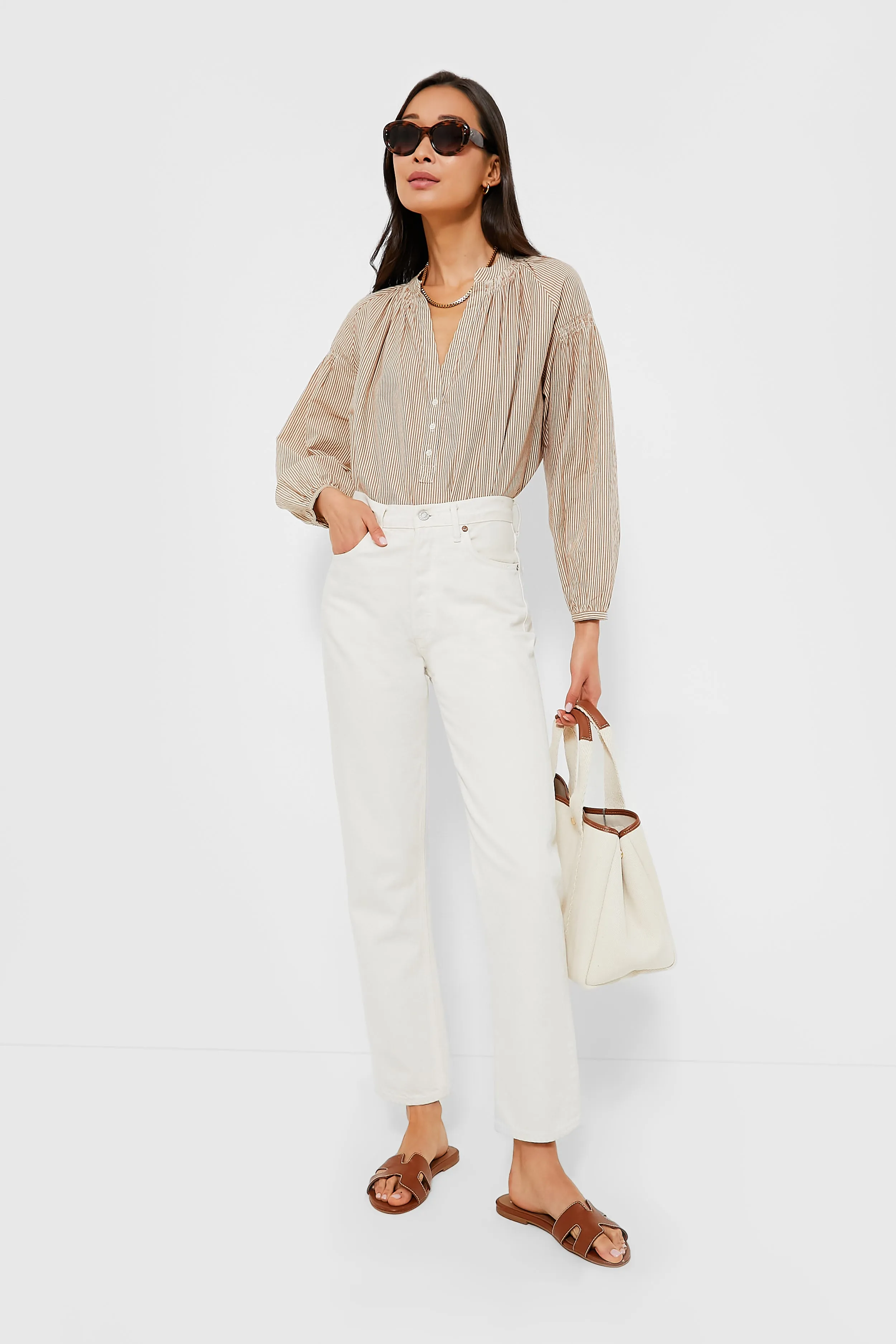 Marron Glace Nipoa Blouse sold by Tuckernuck product image thumbnail 2