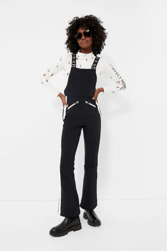 Black Thora Salopette Pants sold by Tuckernuck