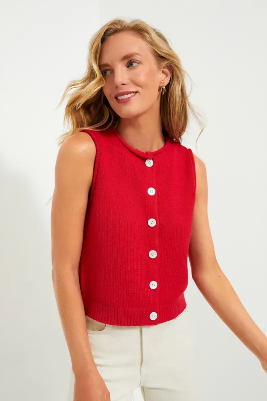 Tomato Bridget Sweater Vest sold by Tuckernuck