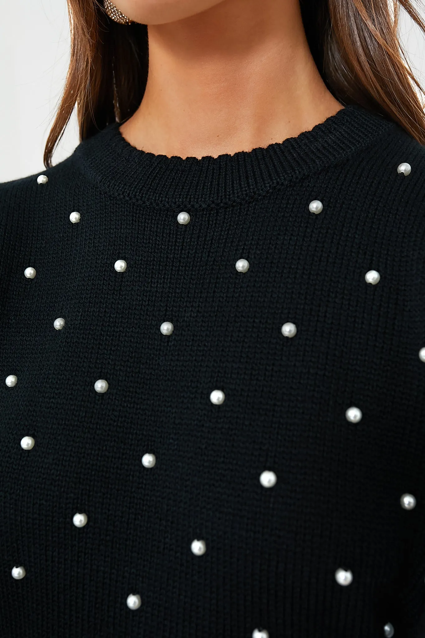 Black Pearl Embellished Deveraux Sweater sold by Tuckernuck product image thumbnail 5