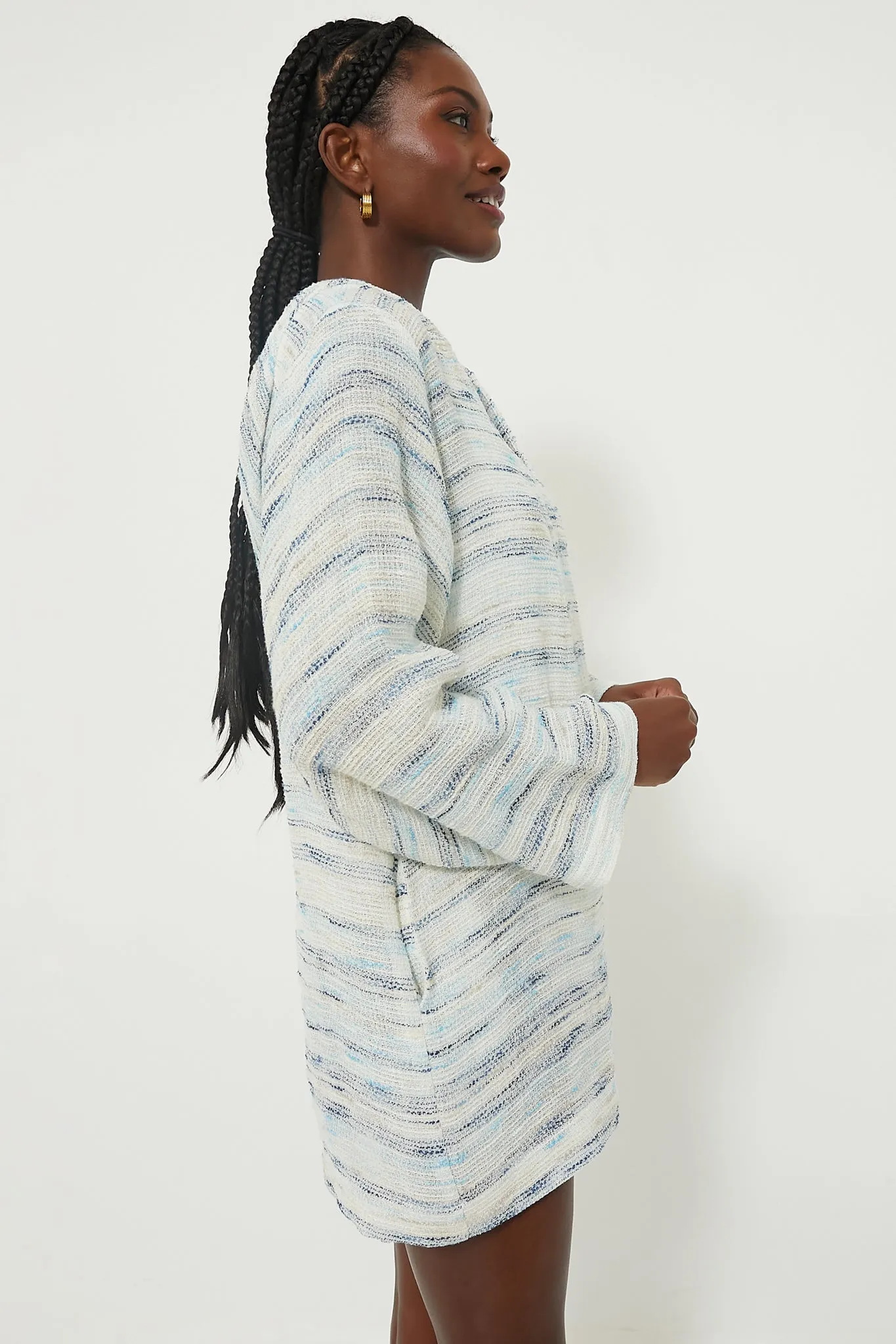 Sea Striped Gauze Beach Tunic sold by Tuckernuck product image thumbnail 3