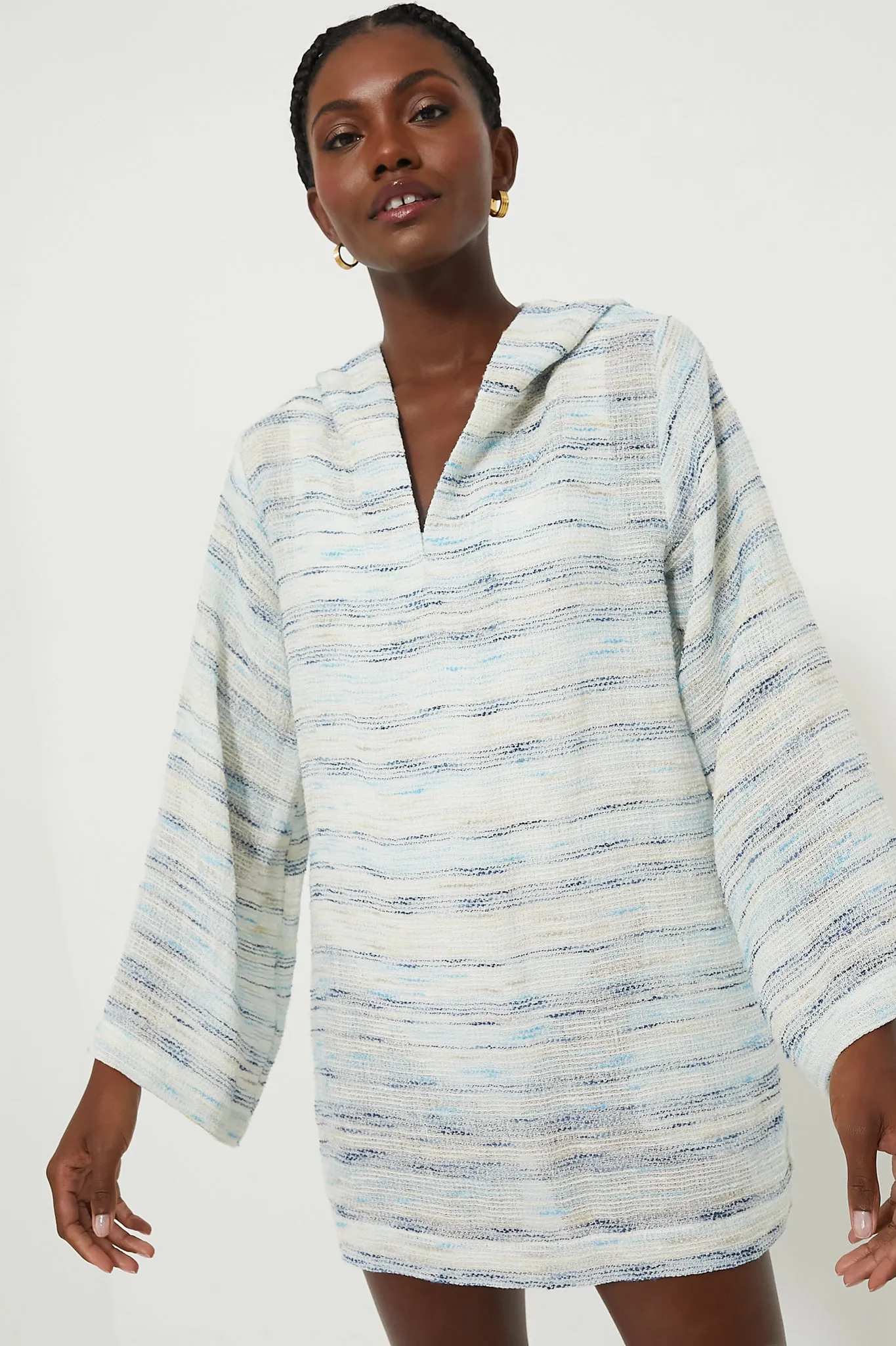 Sea Striped Gauze Beach Tunic sold by Tuckernuck